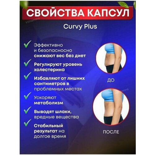 Curvy plus капсулы для похудения