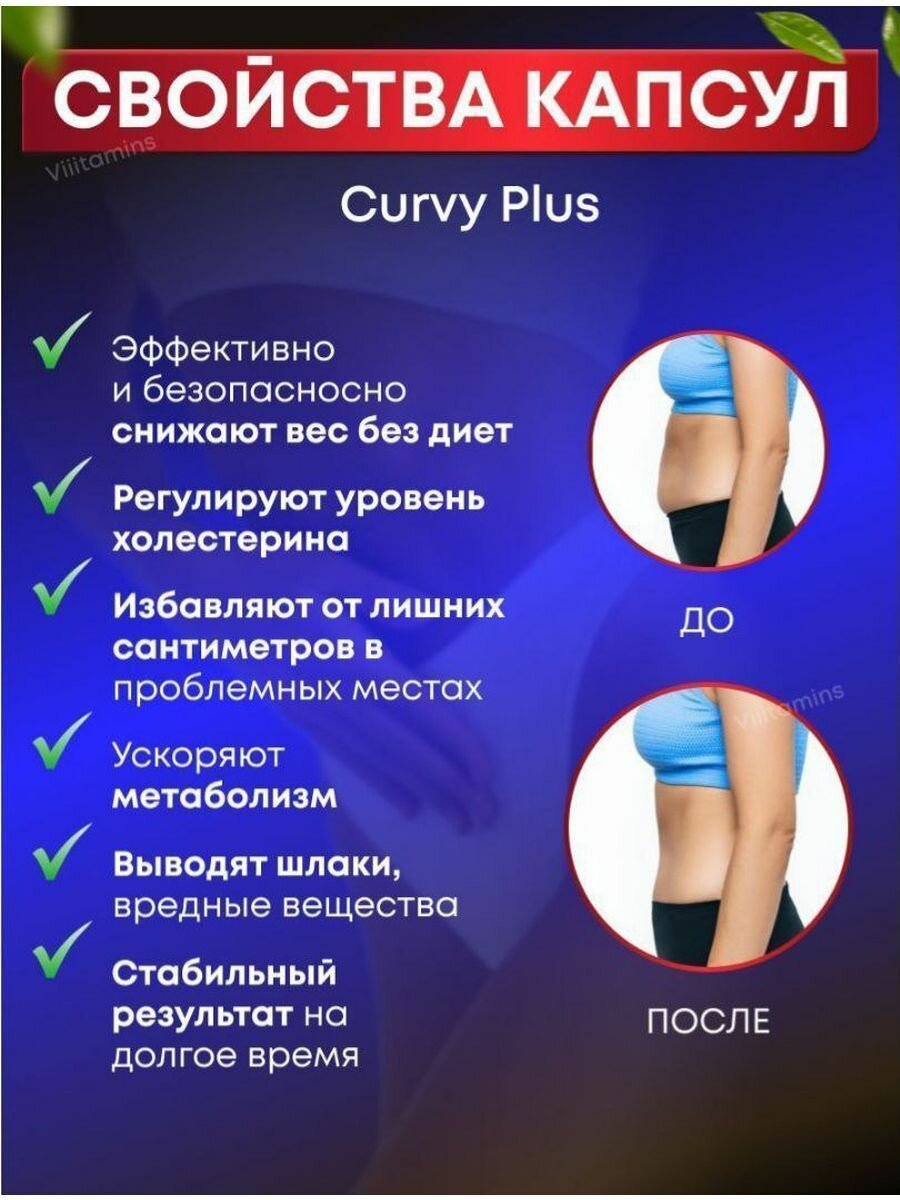 Curvy plus капсулы для похудения