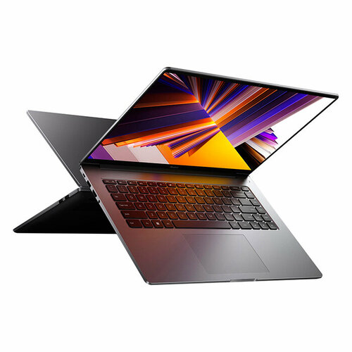 16" Ноутбук Xiaomi RedmiBook 16 2024 Intel Core i5-12450H (2.0ГГц), RAM 16 ГБ, SSD 2000 ГБ, Intel UHD Graphics, Win11Pro, Русско-английская раскладка серый