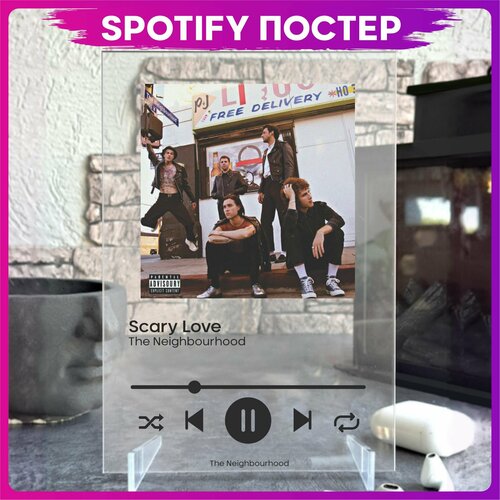Spotify poster the neighbourhood трек пластинка 490₽