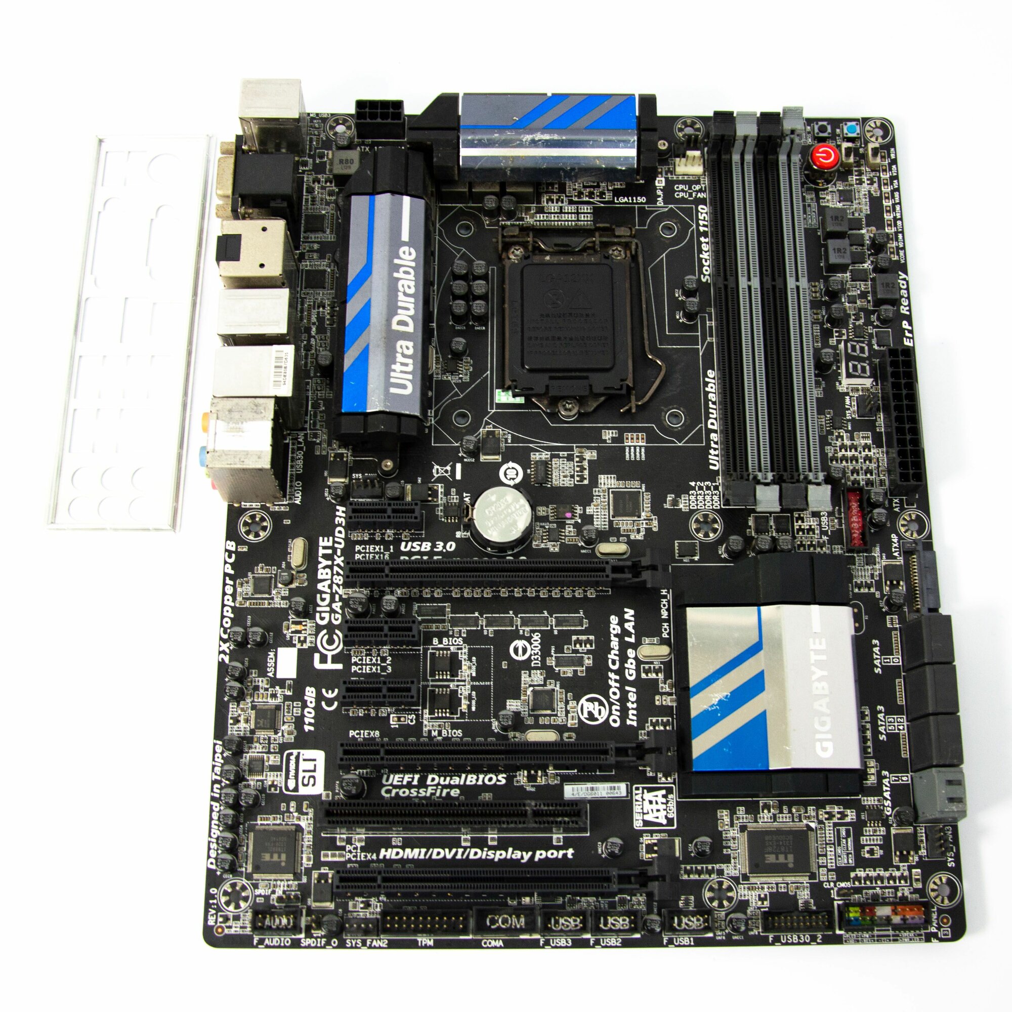 Материнская плата Gigabyte GA-Z87X-UD3H LGA1150 VGA DVI-D HDMI Display Port DDR3 ATX