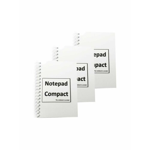 Блокноты без линовки А6 Набор 3шт