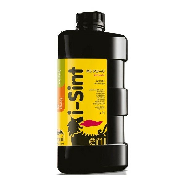 Масло моторное синтетическое Eni I-Sint MS 5W40 SM/CF 1Л