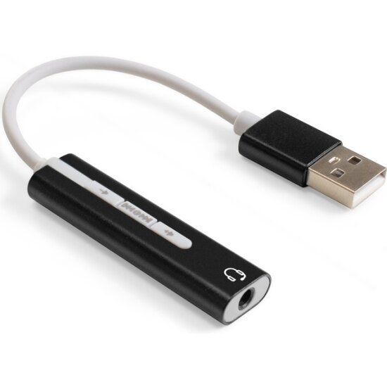 Кабель-адаптер USB Exegate внешняя звуковая карта USB, 1x Jack3.5 F 4-контакта