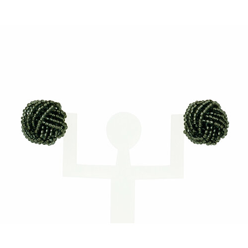 Серьги Bohemia Style хрусталь черный 1504₽