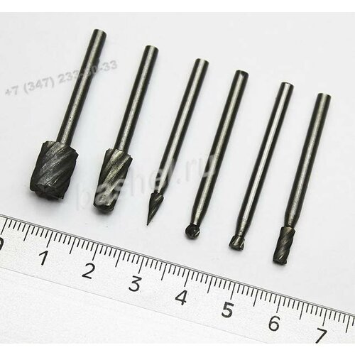 Шарошки-мини стальные по металлу FIT 36477 6 шт FIT электротовар 950₽