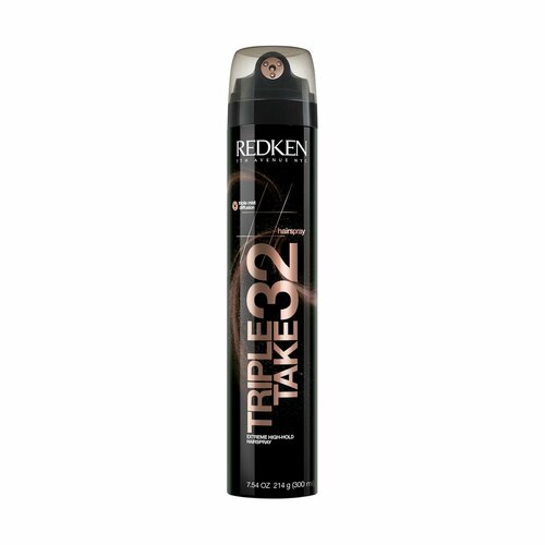 Redken Styling TRIPLE TAKE 32 - Спрей ультра-сильной фиксации с тройным распылителем 300 мл redken strong hold hairspray лак сильной фиксации для завершения укладки волос 400 мл