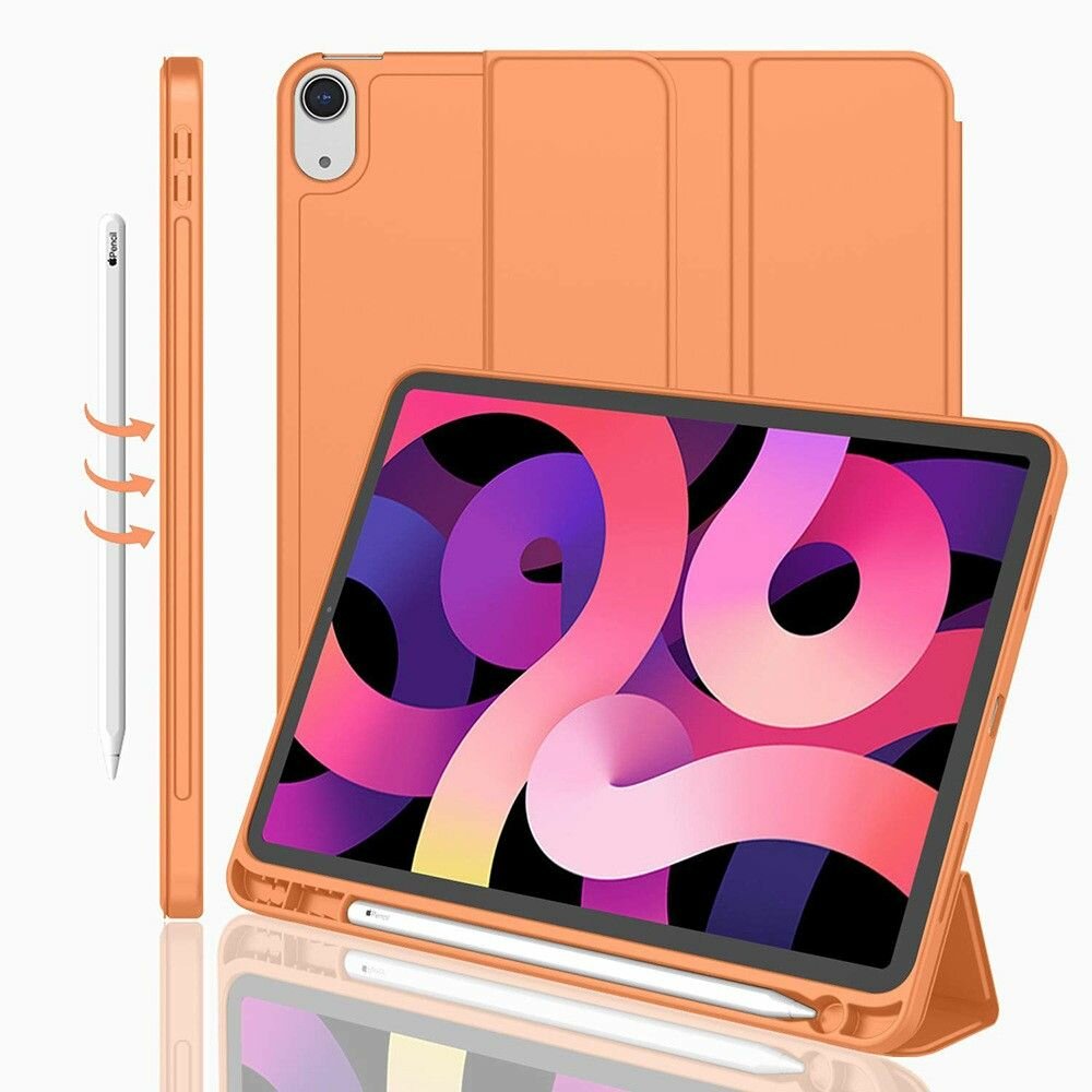 Чехол для iPad 5/6 (9.7") / iPad Air Тройное Cложение ModMac TPU Case Nactarine