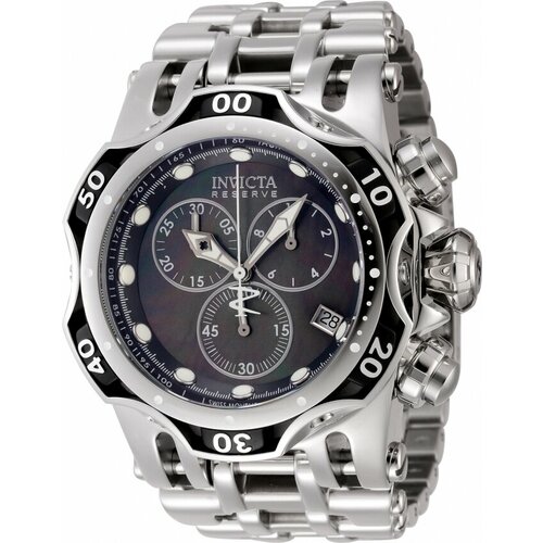 Наручные часы INVICTA Reserve 45652, черный, серебряный наручные часы invicta reserve 45652 черный серебряный