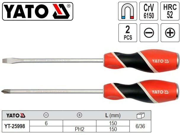 Набор отверток Yato - фото №15