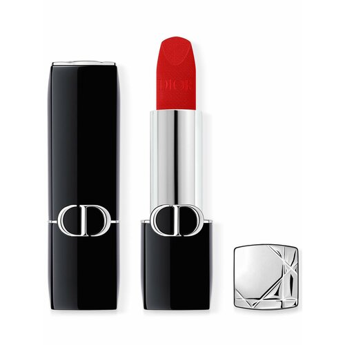 Dior Rouge Помада для губ 999 VELVET бальзам для губ с сатиновым финишем dior rouge dior satin balm 3 5 г