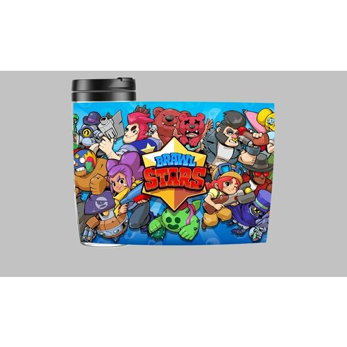Термокружка Бравл Старс Brawl Stars 22 с бравлами 980₽