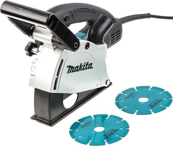 Штроборез MAKITA SG-1251J 1400Вт ф125мм 10000об\\\\м систейнер паз: гл-0-30мм\\\\шир-6-30мм диск-2шт