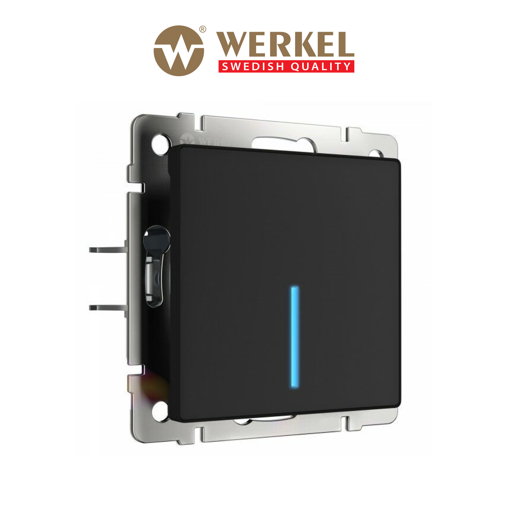 Сенсорный выключатель одноклавишный Werkel W4510001 4690389179518 - фото №1