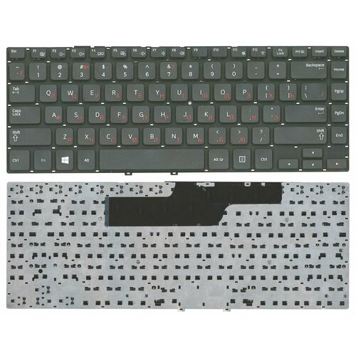 Клавиатура для ноутбука Samsung 355V4C-S01 черная клавиатура для ноутбука hp 90 4gl07 s01