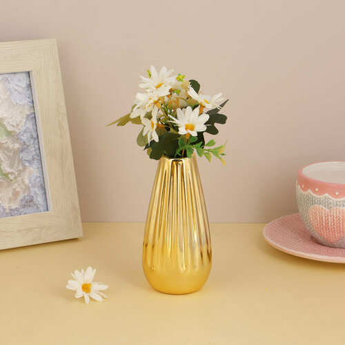 Ваза 122х58 см керамика золотой цвет 615₽