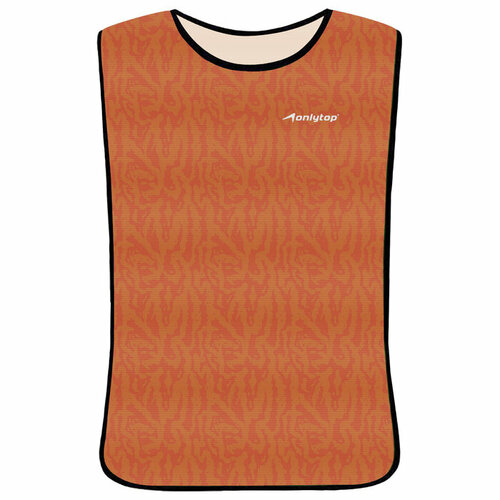 Манишка футбольная детская Print, р-р 36-40, оранжевый 9838683