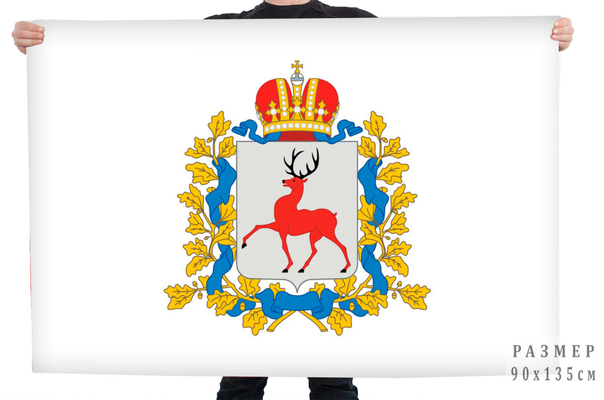 Герб нижнего новгорода фото и описание Nizhny novgorod oblast Royalty Free Vector Image