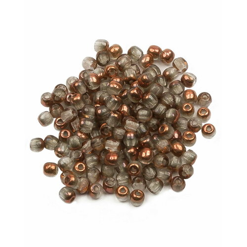 Стеклянные чешские бусины, круглые, Glass Pressed Beads, 2 мм, цвет Crystal Sunset, 150 шт.
