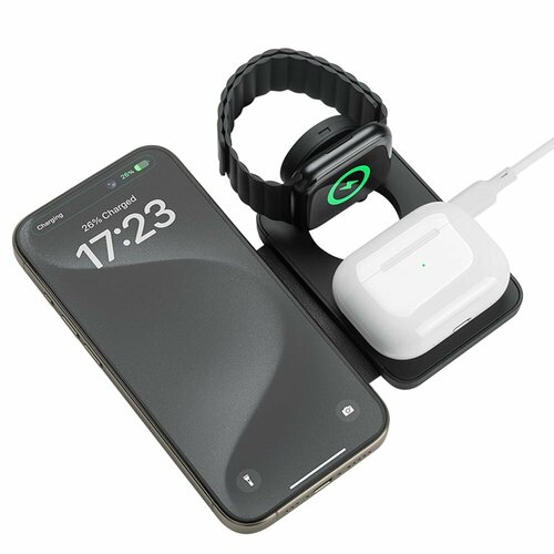 Беспроводная зарядка W12 быстрая зарядка 15w для телефона от Benks 5000₽