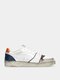 vintage white/blue/orange
