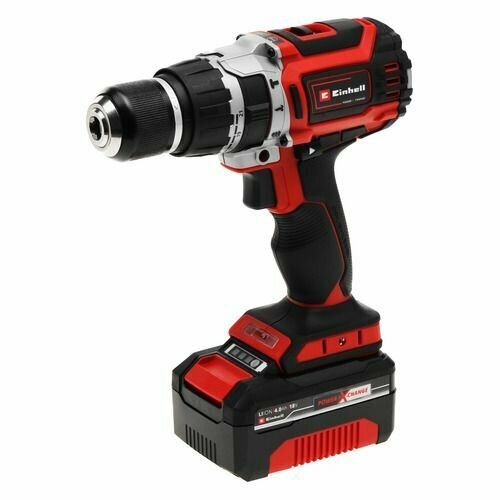 Ударная дрель-шуруповерт EINHELL PXC TP-CD 1860 4Ач с двумя аккумуляторами 4514208 25645₽