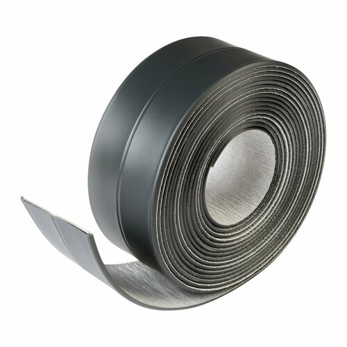 Лента бордюрная для ванн и раковин Аккурат, 38 мм x 3,35 м, графит