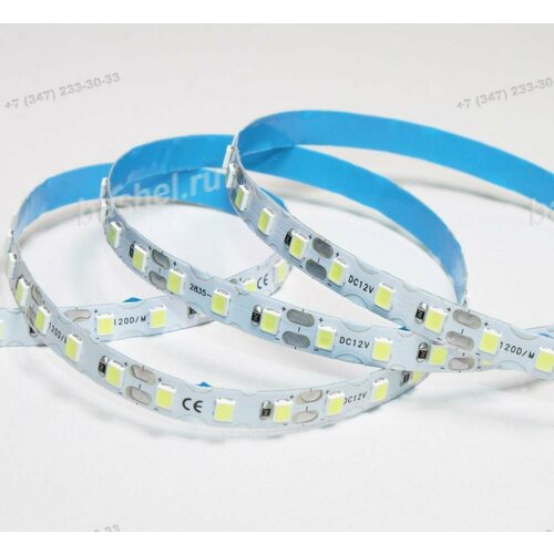 125-LR12-2835-120SMD-IP33-ZIGZAG-W White 12W-1000Lmm Лента светодиодная белая 10000х8х2мм электротовар 1267₽