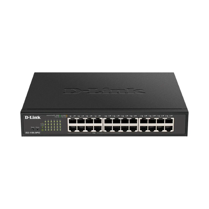 Коммутатор D-Link DGS-1100-24PV2/A3A L2 Smart Switch with 24 10/100/1000Base-T ports