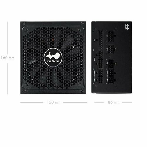 Блок питания Aerocool IN-WIN ATX 850W P85/6188710 80PLUS GOLD, black блок питания inwin atx 850w 80plus gold w modularized psu cable in win