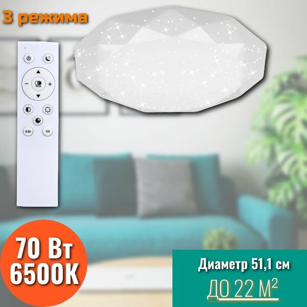 фото Потолочный светильник ЭРА LLED-01 6500K