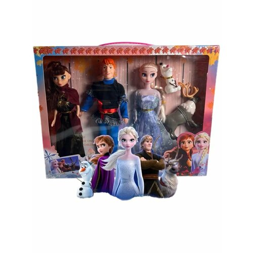 Холодное сердце Кукла Анна Эльза Кристоф Олаф Свен 1490₽