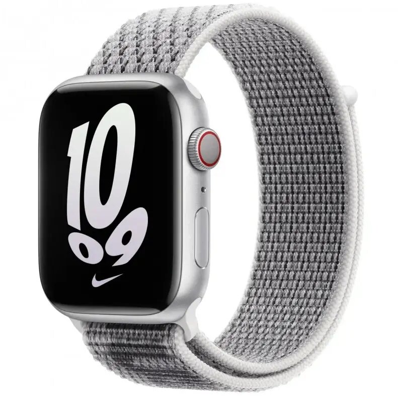 Ремешок Apple Watch 41 мм Nike Sport Loop Summit White/Black