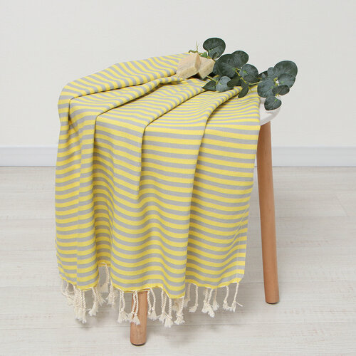 Пештемаль Полосы 100х180 см жёлтый 2166₽