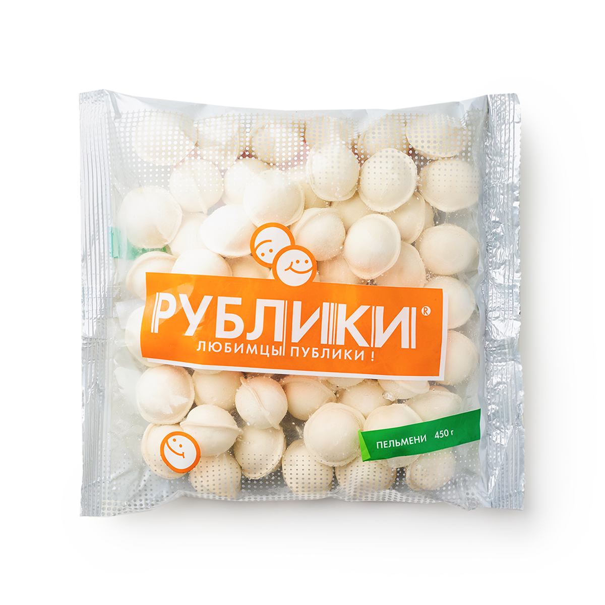 Пельмени Рублики "Поспел", с говядиной и свининой, 450 г