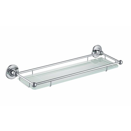 Полка в ванну стеклянная Timo Nelson 15007200 хром 10159₽