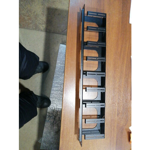 AESP REC-VP1-80-BLK Органайзер (металлический), полукольцо, глуб.80 мм, 19