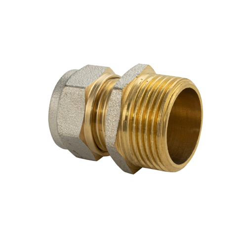 Соединитель 16х34 цш латунный 408₽