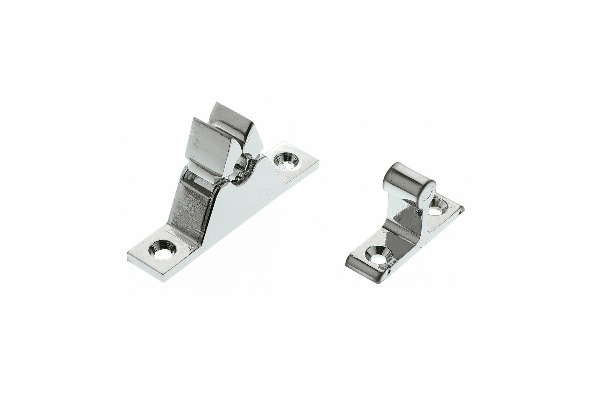 фото Стопор для двери настенный с защелкой AMIG, хромированный, 101 CR