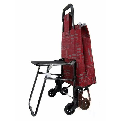 Сумка-тележка , 37 л, 27х90, красный