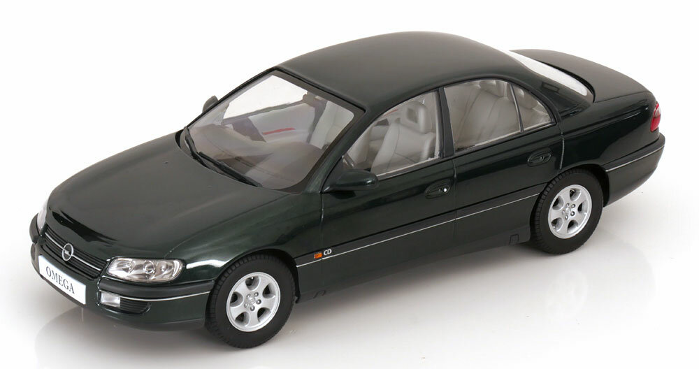 OPEL OMEGA B SALOON 1996 DARK GREEN METALLIC / опель омега темно-зеленый | моделька машины