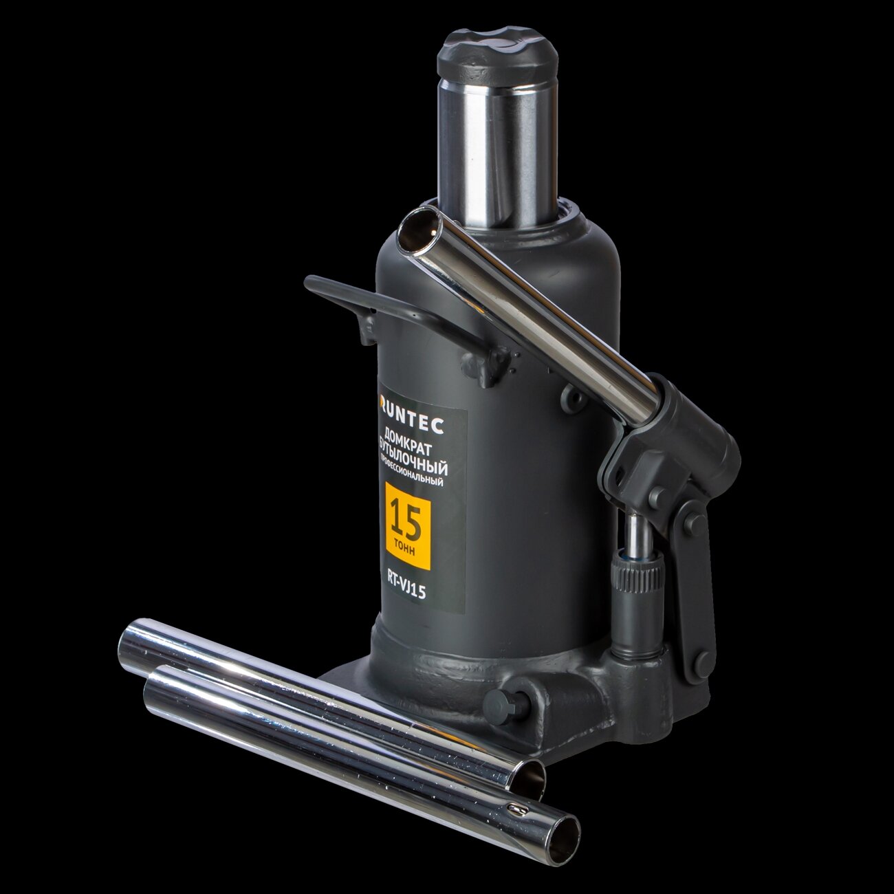 RUNTEC RT-VJ15 Домкрат бутылочный профессиональный 15 т, 228-508 мм
