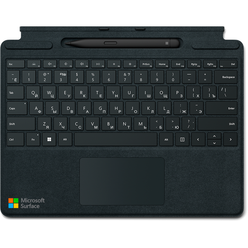 Клавиатура Microsoft Surface Pro X891011 Signature Keyboard Black Alcantara RUS Slim Pen 2 53790₽
