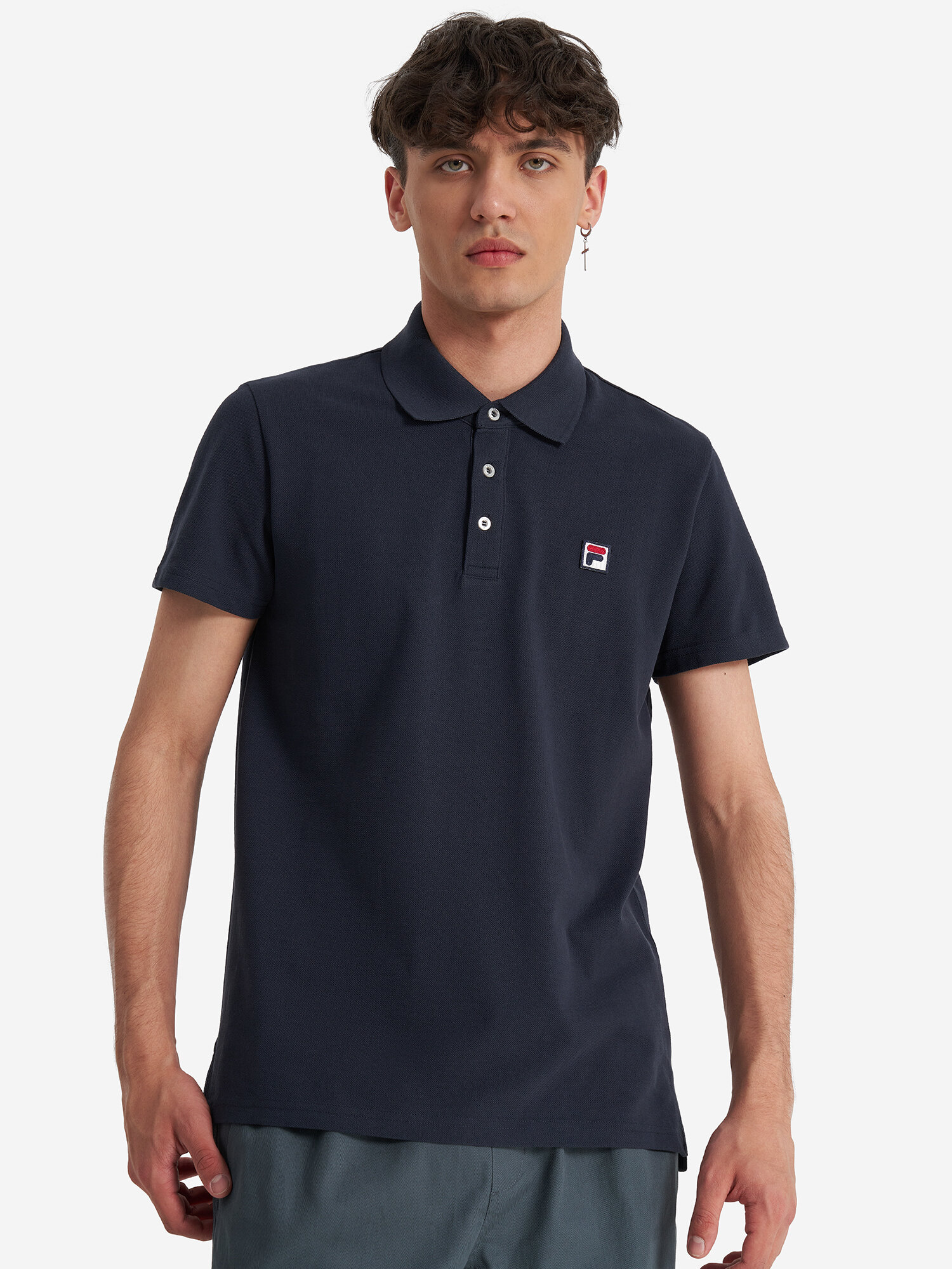 Поло Fila, размер 54, темно-синий — фото 1