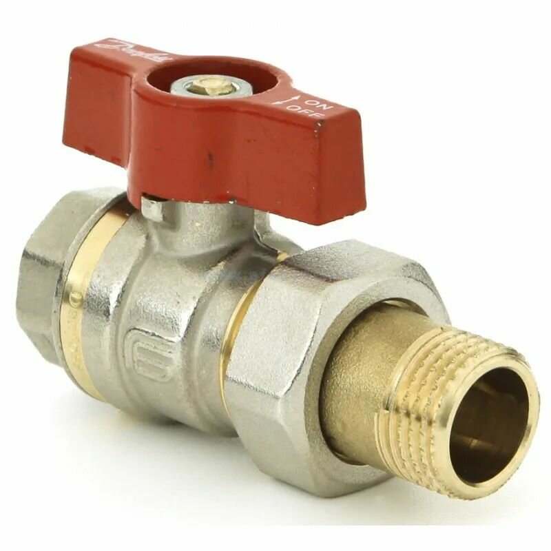 фото Кран шаровый с американкой DANFOSS BVR-F 1" DN25. Art. 065B8205