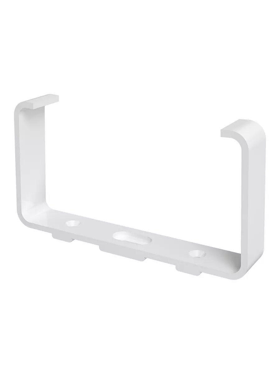 Вертикальный держатель воздуховодов Era 612ДКП, 120х60 мм, ПВХ, белый, прямоугольный — фото 1