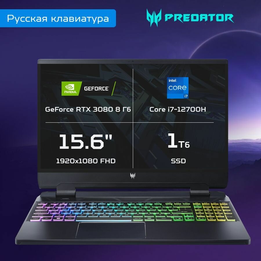Ноутбук Acer Predator Helios 300 PH315-55 (NH.QGMER.004)