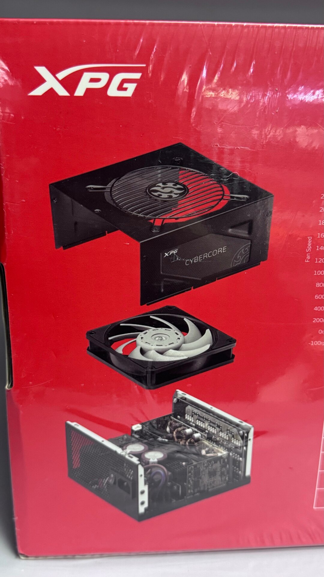 Блок питания ADATA XPG CYBER CORE 1300W Platinum CYBERCORE1300P-BKCEU — фото 1