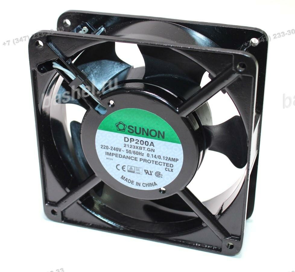 120х120х38мм, DP200A/2123XBT, Вентилятор, SUNON, 220VAC