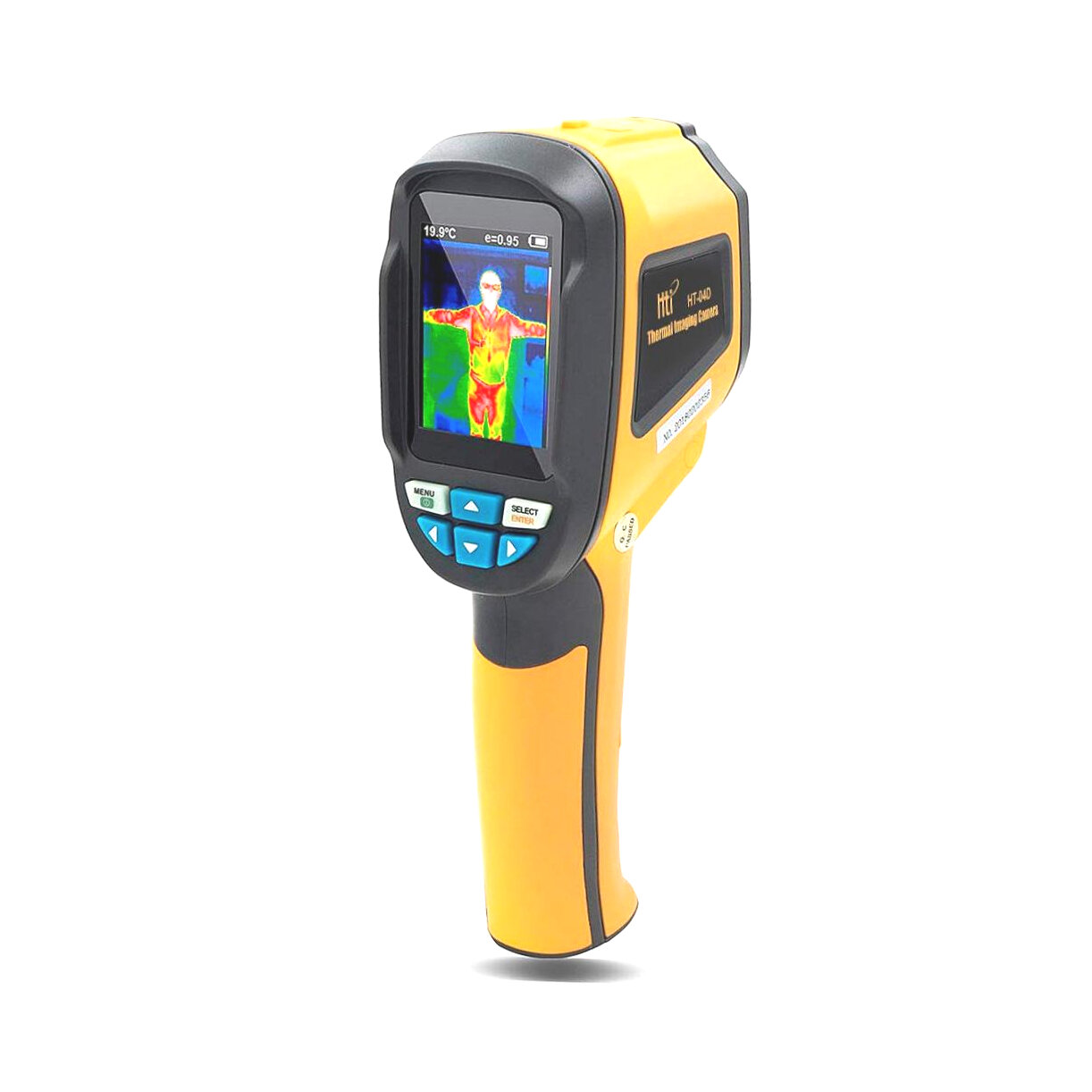 Изображение Тепловизор для измерения температуры Mod: HT-04D (LCD) (S22892NI) бюджетный тепловизор. Промышленная тепловизионная камера для дома и стройки.